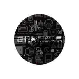 Игрална подложка Genesis Tellur 300 - Gear Ø 100 cm Многоцветен полиестер Кръгъл