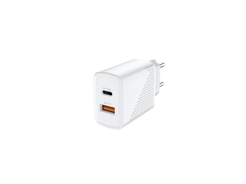 Зарядно за стена Savio LA-05 Бял 18 W