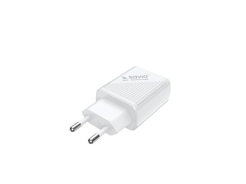Зарядно за стена Savio LA-05 Бял 18 W