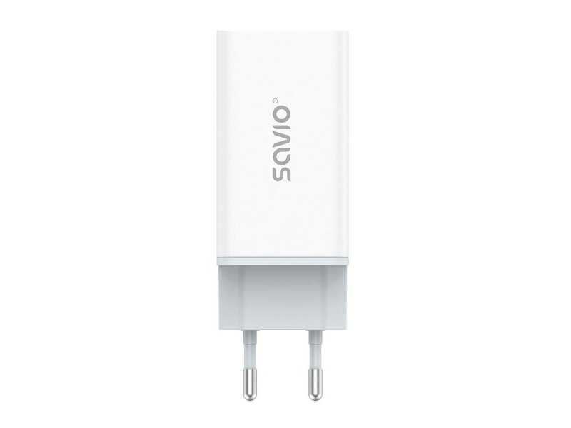 Зарядно за стена Savio LA-07 Бял 65 W