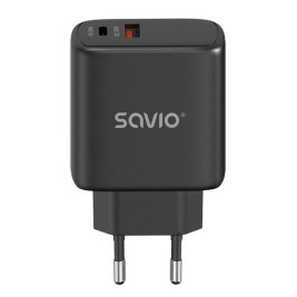 Зарядно за стена Savio LA-06/B Черен 30 W
