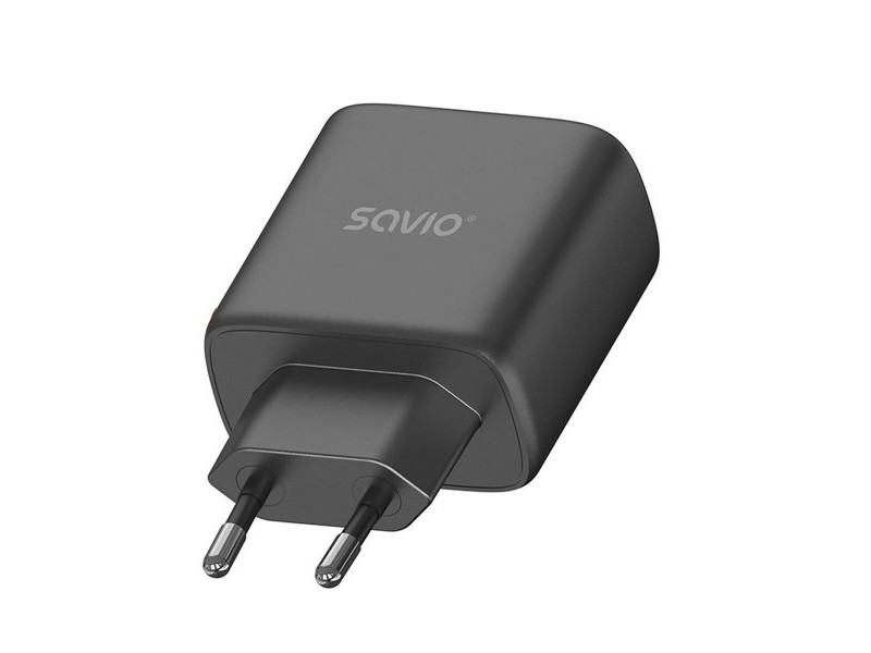 Зарядно за стена Savio LA-06/B Черен 30 W