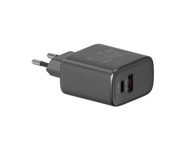 Зарядно за стена Savio LA-06/B Черен 30 W