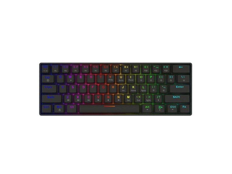 Клавиатура Savio BLACKOUT X2 RED Черен Qwerty US