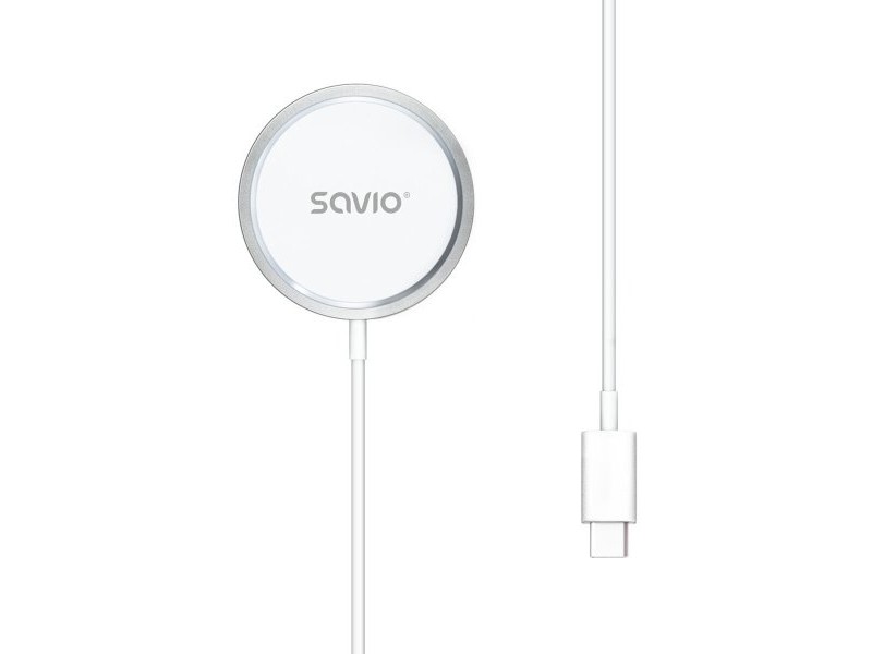 Зарядно за стена Savio LA-11 Бял