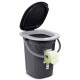 Преносима Тоалетна Greenblue GB320AG Черен Сив 19 L Преносима Тоалетна Greenblue GB320AG Черен Сив 19 L