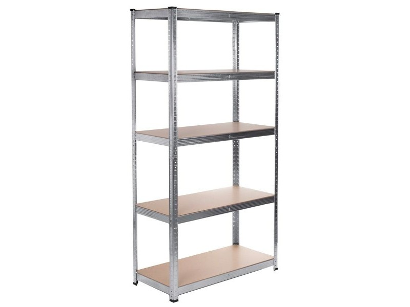 Лавица Greenblue GB378 180 x 90 x 40 cm Сив Поцинкована Стомана Дървен MDF 75 Kg