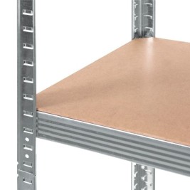Лавица Greenblue GB378 180 x 90 x 40 cm Сив Поцинкована Стомана Дървен MDF 75 Kg