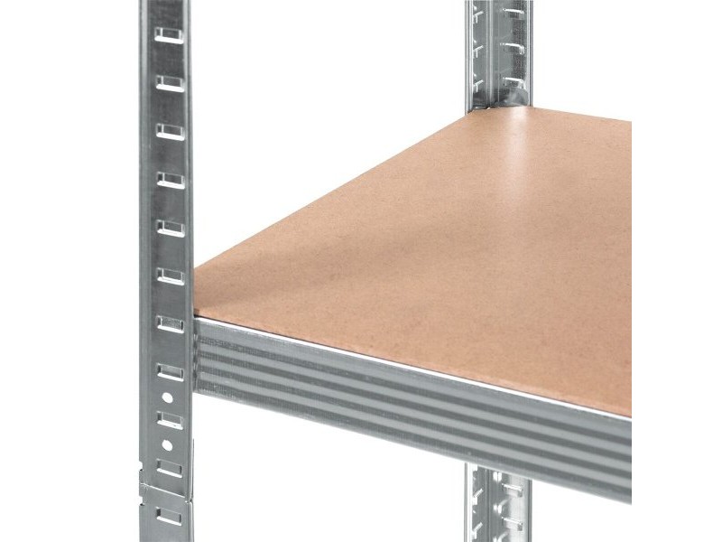 Лавица Greenblue GB378 180 x 90 x 40 cm Сив Поцинкована Стомана Дървен MDF 75 Kg