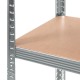 Лавица Greenblue GB378 180 x 90 x 40 cm Сив Поцинкована Стомана Дървен MDF 75 Kg