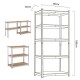 Лавица Greenblue GB378 180 x 90 x 40 cm Сив Поцинкована Стомана Дървен MDF 75 Kg