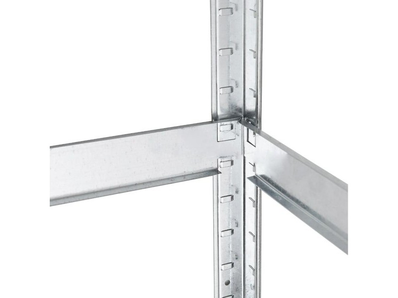 Лавица Greenblue GB378 180 x 90 x 40 cm Сив Поцинкована Стомана Дървен MDF 75 Kg