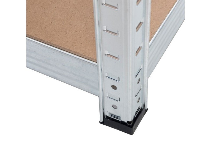 Лавица Greenblue GB378 180 x 90 x 40 cm Сив Поцинкована Стомана Дървен MDF 75 Kg