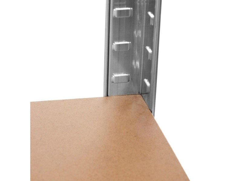 Лавица Greenblue GB378 180 x 90 x 40 cm Сив Поцинкована Стомана Дървен MDF 75 Kg