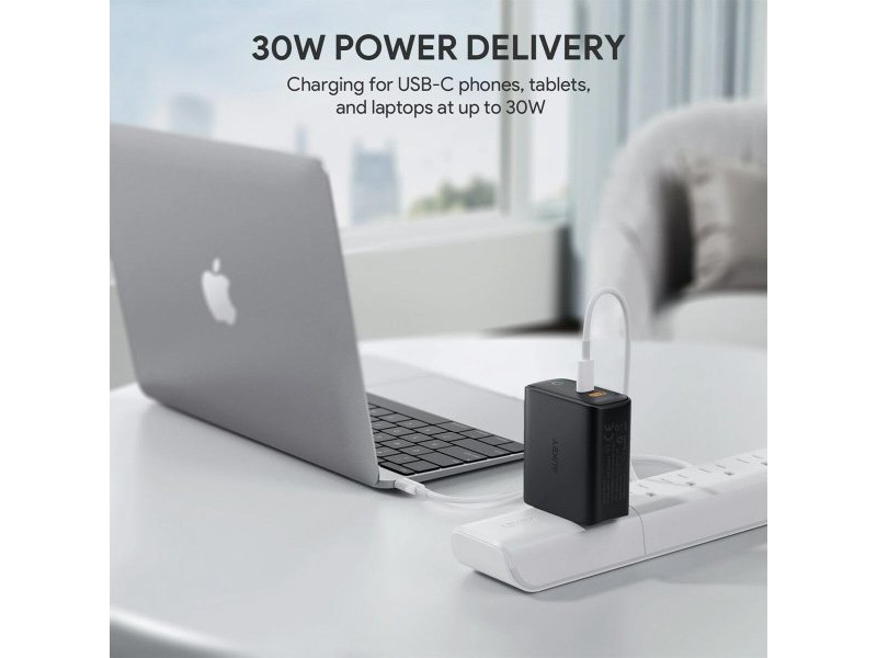 Зарядно за стена Aukey PA-D2 Черен 36 W