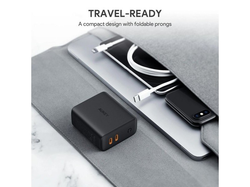 Зарядно за стена Aukey PA-D2 Черен 36 W