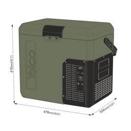 Мини хладилник Yolco ET18 Зелен 45 W 17 L