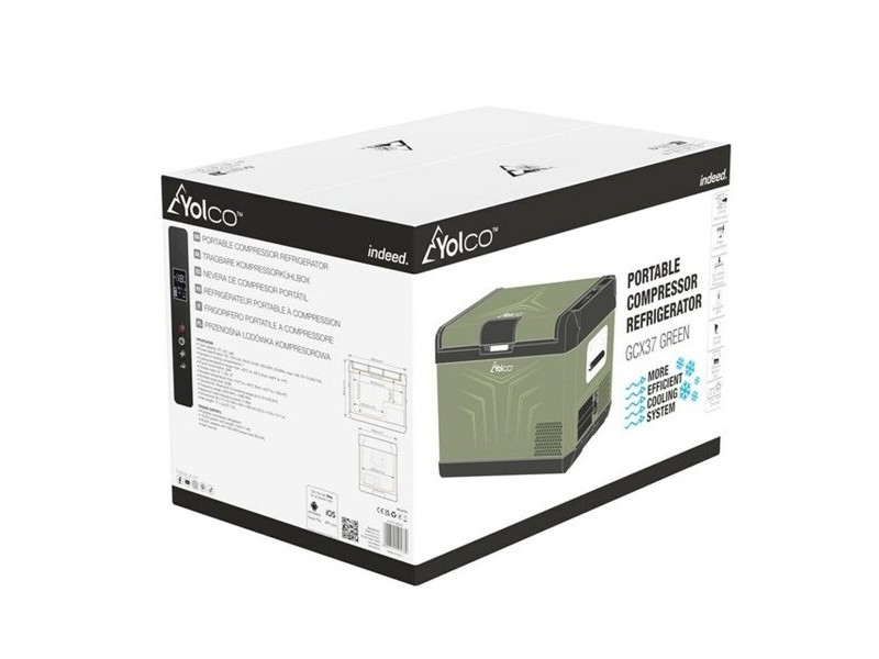 Мини хладилник Yolco GCX37 Зелен 50 W 37 L