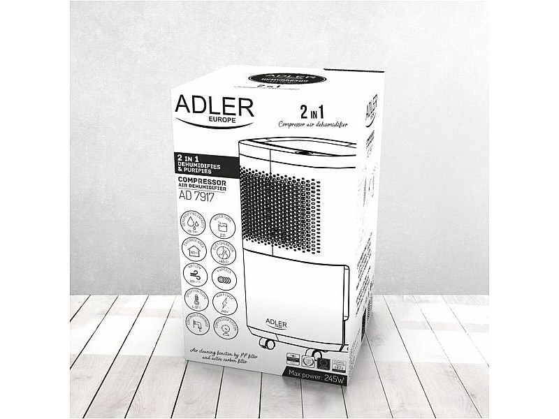 Обезвлажнител Adler AD 7917 200 W 2,2 L