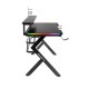Бюро Gaming Huzaro HZ-Hero 5.0 RGB Черен Стомана Подложка от Въглеродни Влакна 116 x 69,5 x 59 cm
