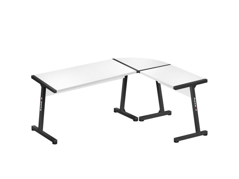 Бюро Huzaro HZ-Hero 6.0 Бял Стомана Подложка от Въглеродни Влакна 178 x 4 x 112 cm
