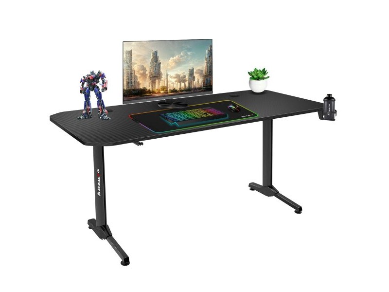 Бюро Gaming Huzaro HZ-Hero 4.7 Черен Дървен MDF 160 x 75 cm