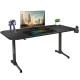 Бюро Gaming Huzaro HZ-Hero 4.7 Черен Дървен MDF 160 x 75 cm