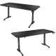 Бюро Gaming Huzaro HZ-Hero 4.7 Черен Дървен MDF 160 x 75 cm