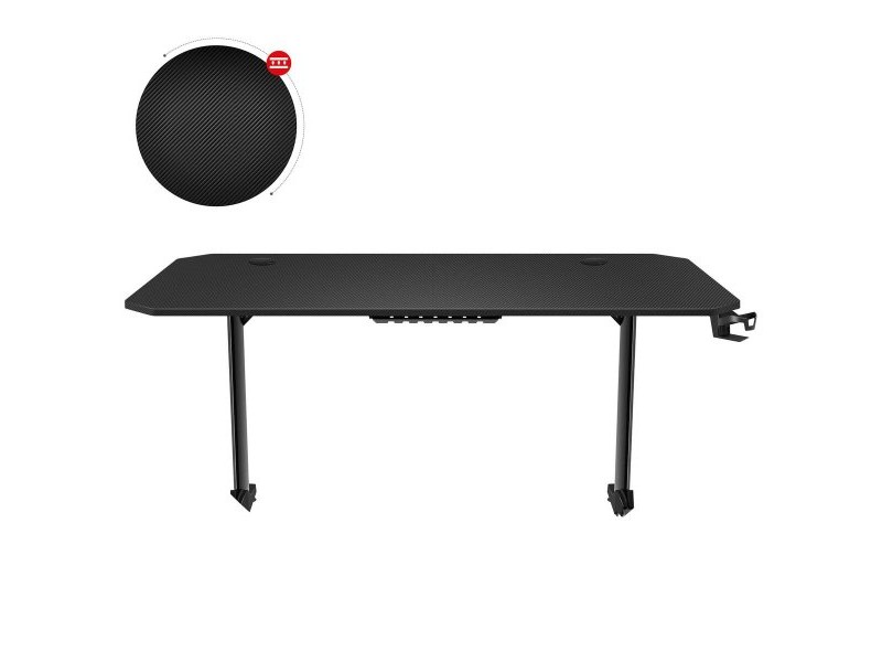 Бюро Gaming Huzaro HZ-Hero 4.7 Черен Дървен MDF 160 x 75 cm