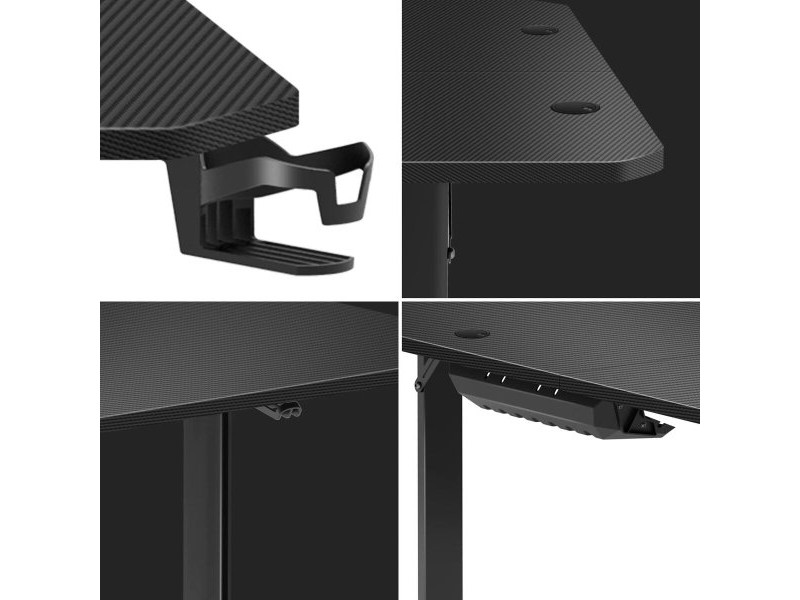 Бюро Gaming Huzaro HZ-Hero 4.7 Черен Дървен MDF 160 x 75 cm