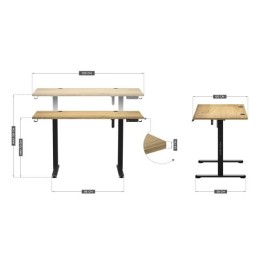 Бюро Mark Adler MA-LEADER 7.0 Черен Бронз