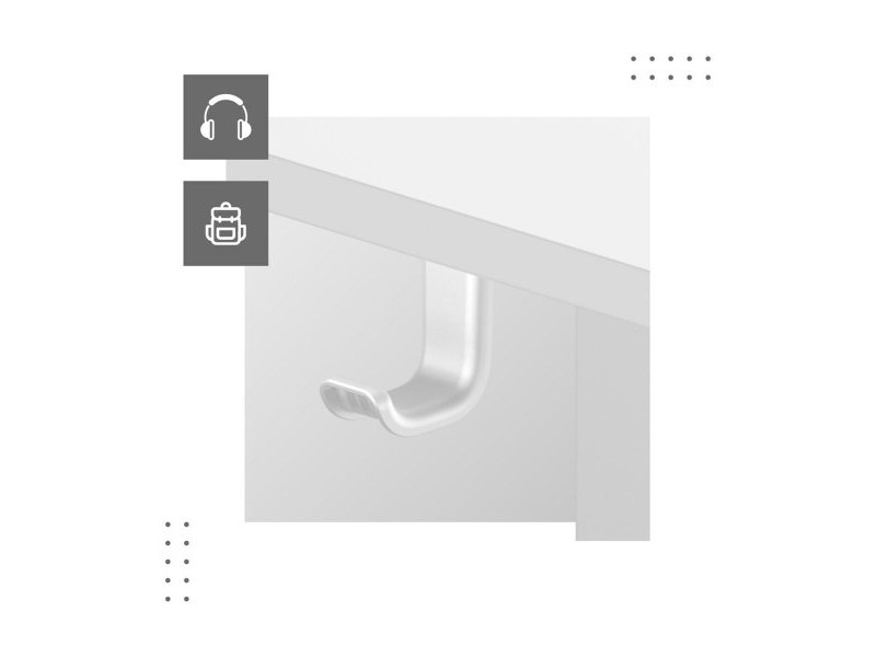 Бюро Gaming Mark Adler MA-Leader 7.0 White Бял