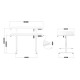 Бюро Gaming Mark Adler MA-Leader 7.0 White Бял
