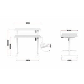 Бюро Huzaro HZ-Hero 7.9 White Бял