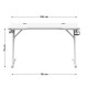Бюро Gaming Huzaro HZ-Hero 2.5 White RGB Бял 120 x 75 x 60 cm