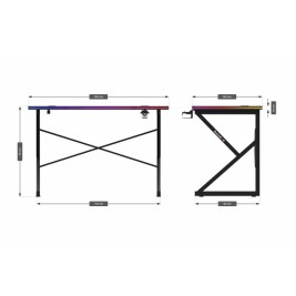 Бюро Huzaro HZ-Hero 1.7 RGB Black