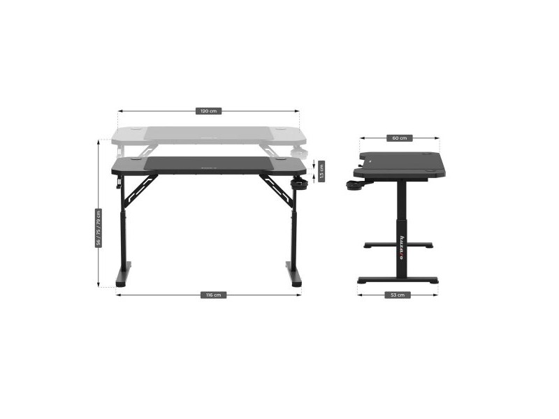 Бюро Huzaro HZ-Hero 2.6 Black