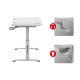 Бюро Gaming Huzaro HZ-Hero 2.6 White Бял