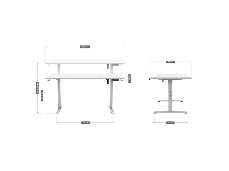 Бюро Mark Adler MA-Leader 7.6 White Бял