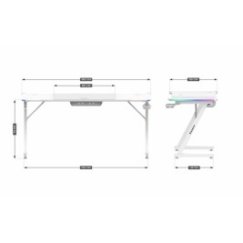 Бюро Huzaro HZ-Hero 4.8 RGB White Бял