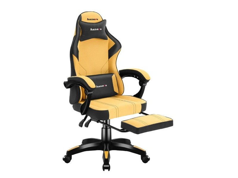 Стол за игри Huzaro HZ-FORCE 3.7 YELLOW Жълт Черен