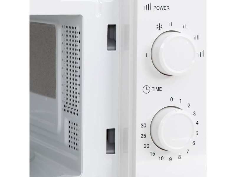 микровълновата фурна Adler AD 6205 Бял Черен 700 W 20 L