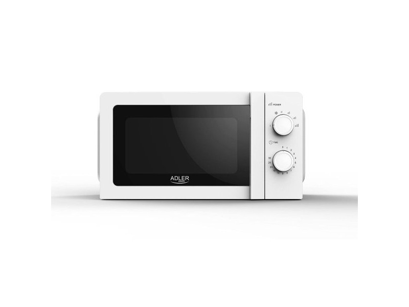 микровълновата фурна Adler AD 6205 Бял Черен 700 W 20 L