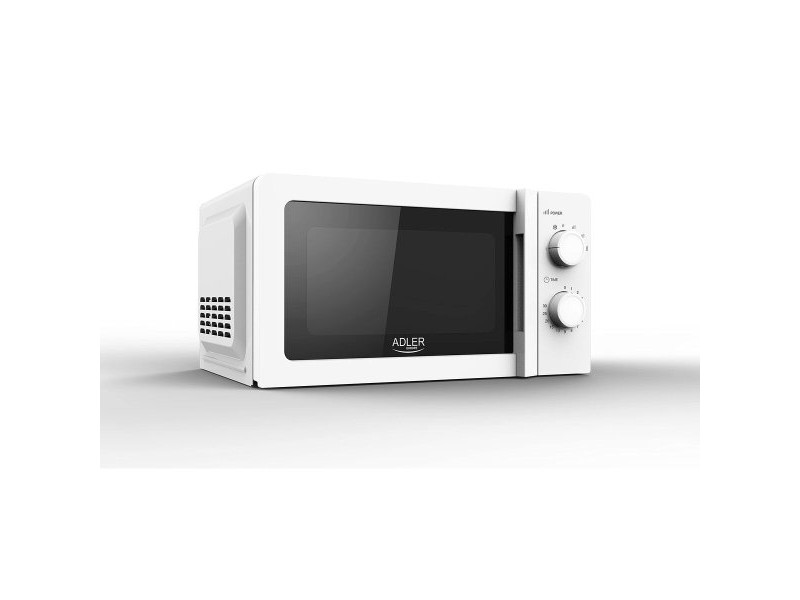 микровълновата фурна Adler AD 6205 Бял Черен 700 W 20 L