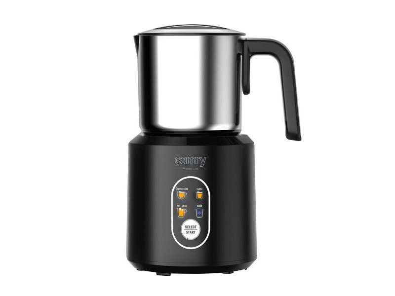 Уред за Разбиване на Мляко на Пяна Adler CR 4498 1000 W 500 W Черен Сребрист 350 ml