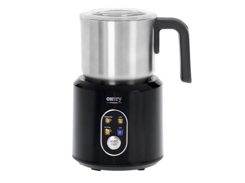 Уред за Разбиване на Мляко на Пяна Adler CR 4498 1000 W 500 W Черен Сребрист 350 ml
