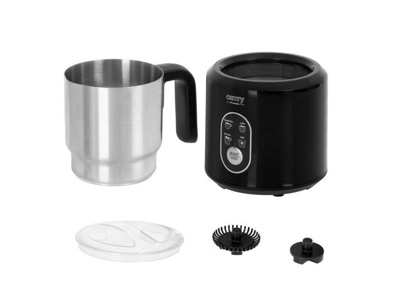 Уред за Разбиване на Мляко на Пяна Adler CR 4498 1000 W 500 W Черен Сребрист 350 ml