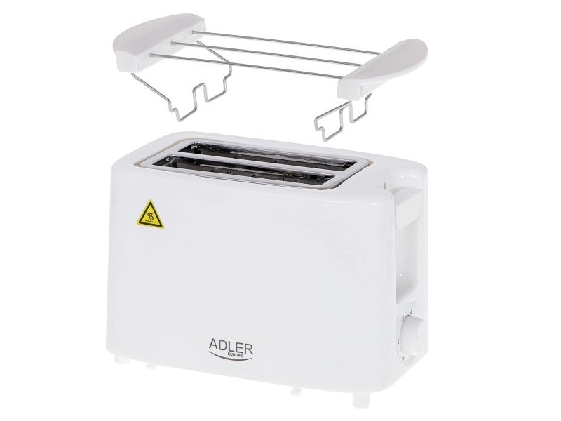 Тостер Adler ad 3223 Бял 900 W
