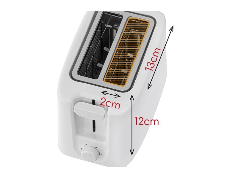 Тостер Adler ad 3223 Бял 900 W
