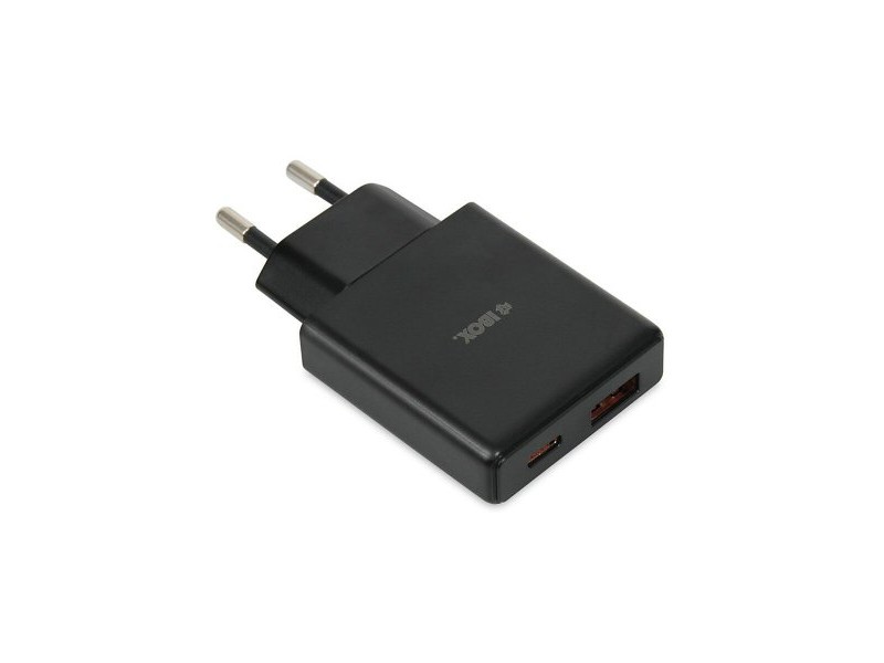 Зарядно за стена Ibox ILUC43B Черен 30 W (1 броя)
